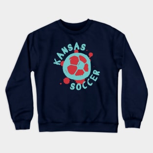 Kansas Soccer 02 Crewneck Sweatshirt